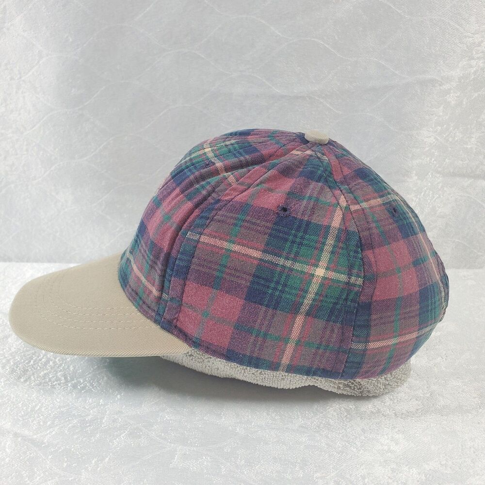Vintage Eskimo Joe’s Stillwater OK Plaid Adjustable Strapback Baseball Hat Cap - Picture 4 of 6